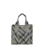 Burberry Knitted Lola Bag Small Size Women Gray Handbags