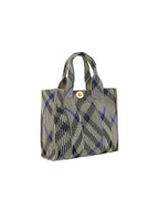 Burberry Knitted Lola Bag Small Size Women Gray Handbags