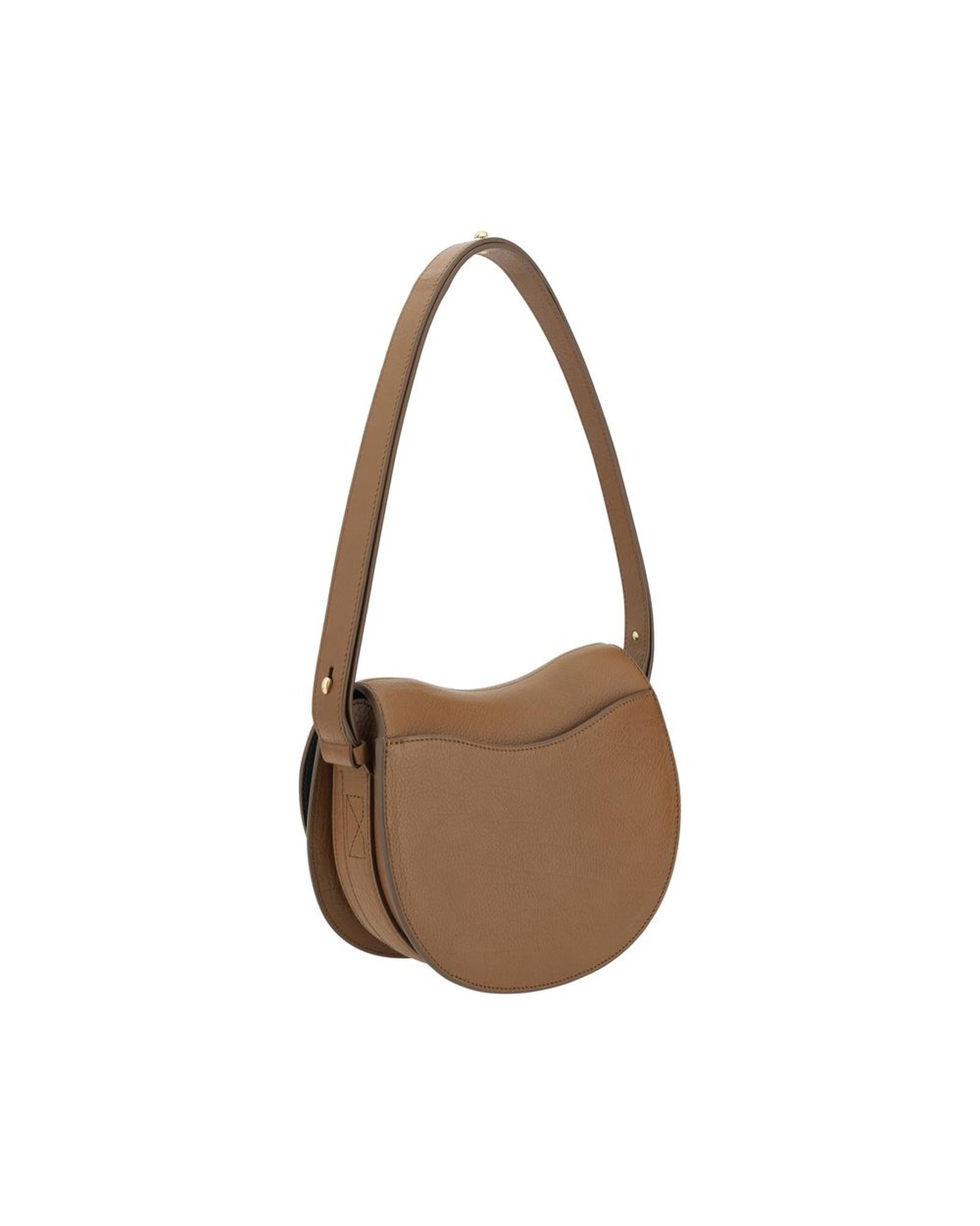 Burberry Lola Small Leather Bag Women Brown Shoulder Bags