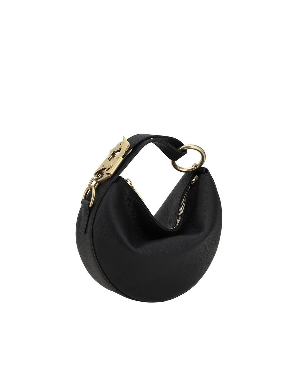 Burberry Lola Bag Half-Moon Style Women Black Shoulder Bags