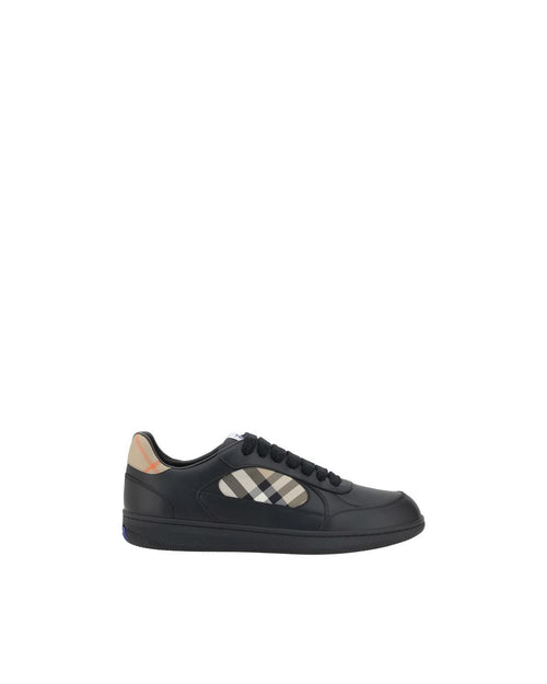 Burberry Arthur Leather Sneakers Men Black