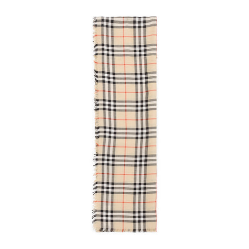 BURBERRY Luxurious Cashmere & Silk Scarf