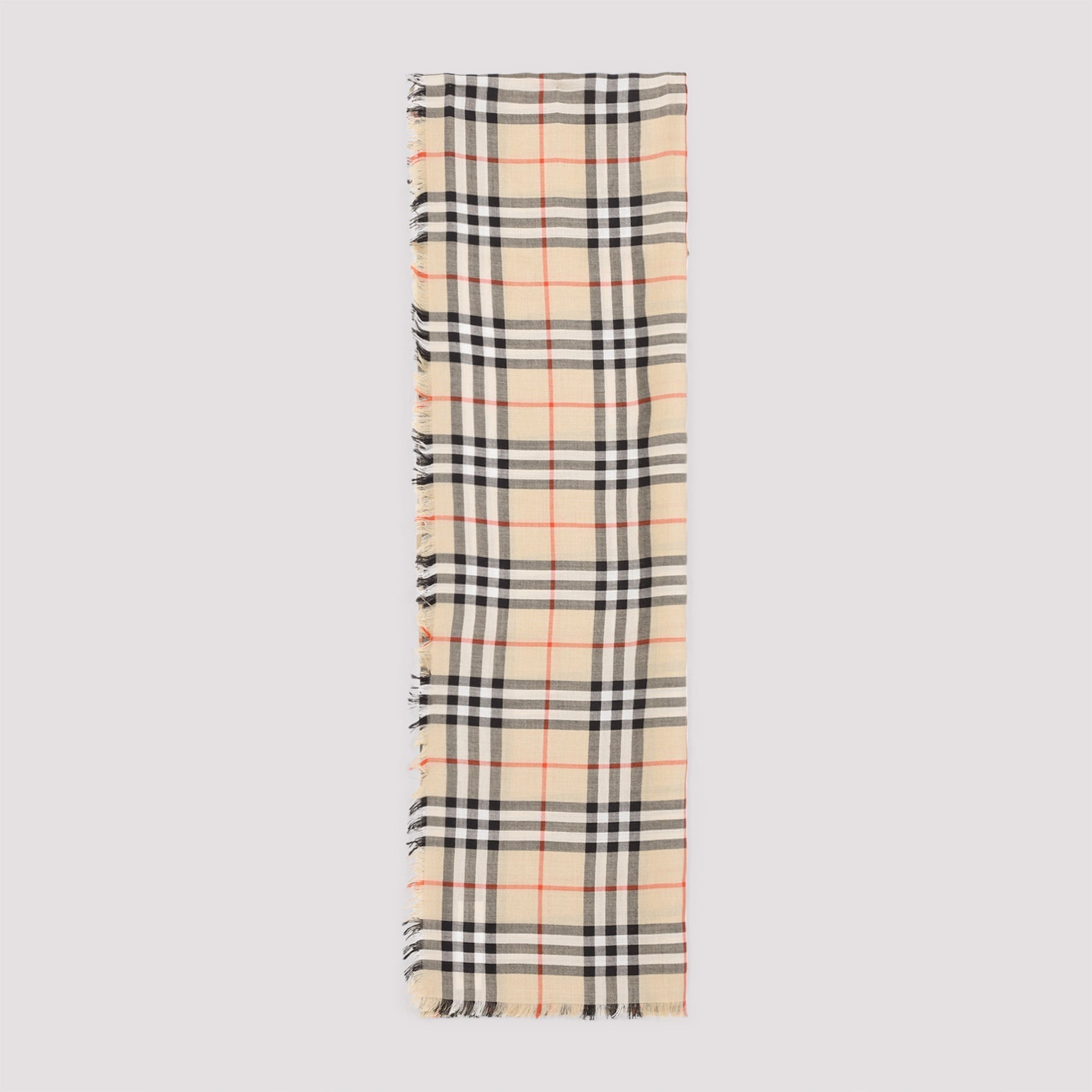 BURBERRY Luxurious Cashmere & Silk Scarf