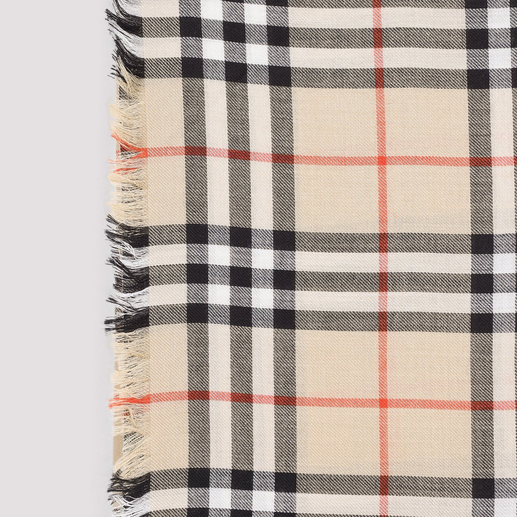 BURBERRY Luxurious Cashmere & Silk Scarf