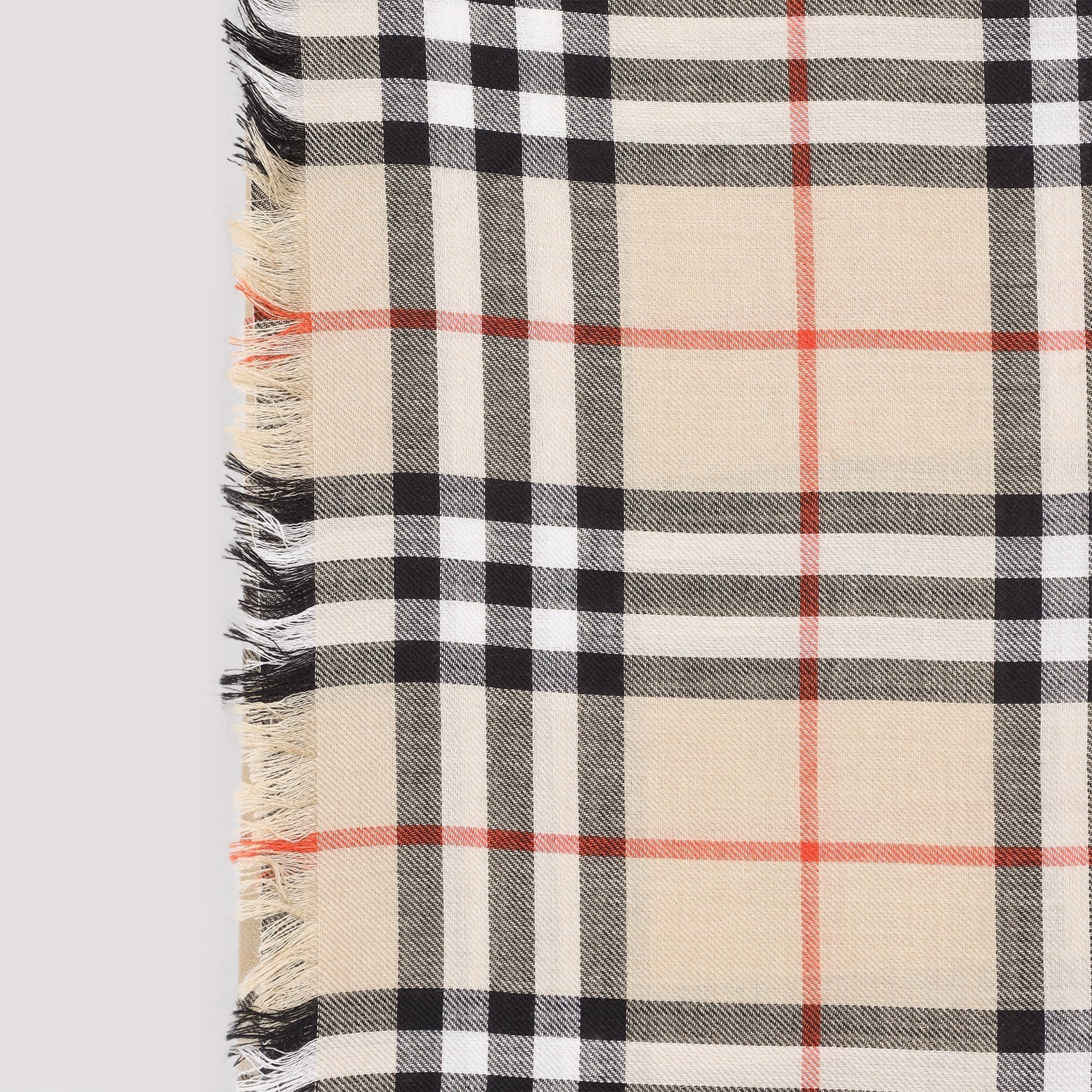 BURBERRY Luxurious Cashmere & Silk Scarf
