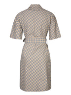 BURBERRY Charming Mini Check Dress for Women