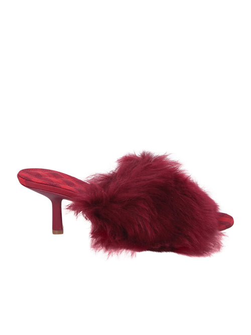 BURBERRY Women's Luxury Shearling Sandals