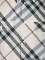 BURBERRY Stylish Short Sleeve Check Mini Shirt