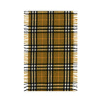 BURBERRY Cashmere Check Motif Scarf 155 cm