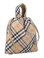 BURBERRY Mini Check Tote Handbag for Girls