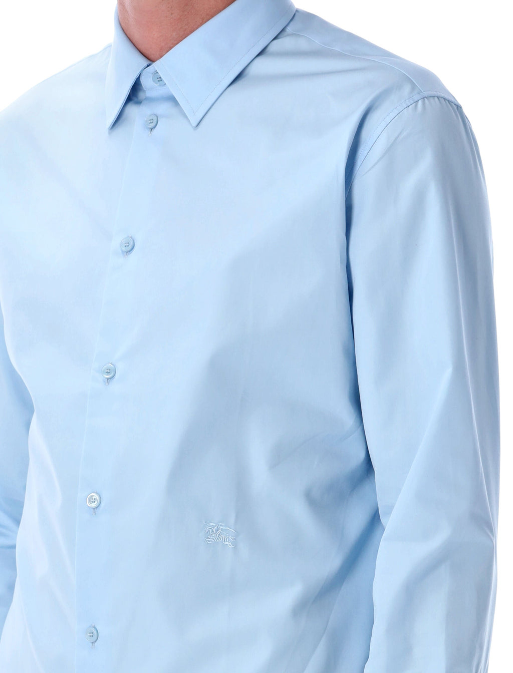 BURBERRY Slim Fit Cotton Shirt - Size 40