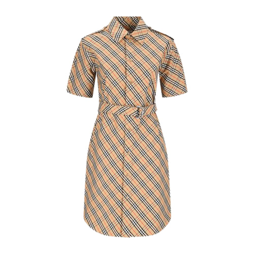 BURBERRY Stylish Women's Mini Dress for Spring Summer 25