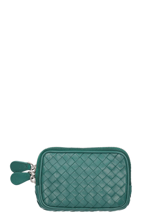 BOTTEGA VENETA Wallet Intrecciato Dark Green