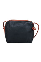 Bottega Veneta - Black Embossed Textured Crossbody Bag