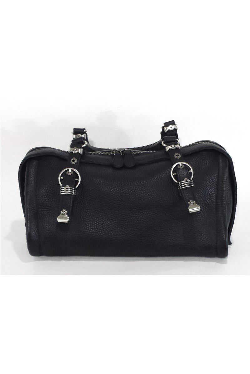 Bottega Veneta - Black Pebbled Leather Handbag