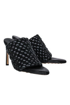 Bottega Veneta - Black Quilted Leather Mule Heel Sz 8