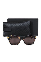 Bottega Veneta - Brown Tortoise Shell Wayfarer Sunglasses