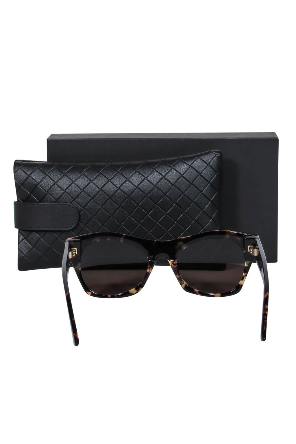 Bottega Veneta - Brown Tortoise Shell Wayfarer Sunglasses