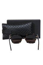 Bottega Veneta - Brown Tortoise Shell Wayfarer Sunglasses