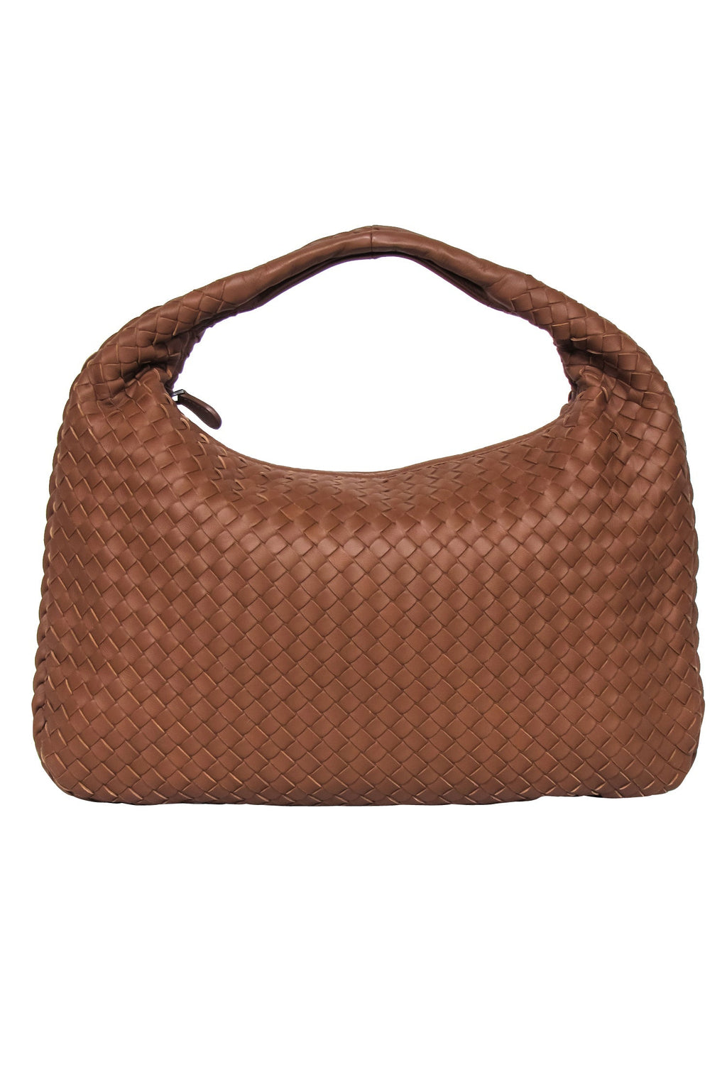 Bottega Veneta - Brown Woven Leather Hobo Bag