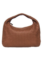 Bottega Veneta - Brown Woven Leather Hobo Bag