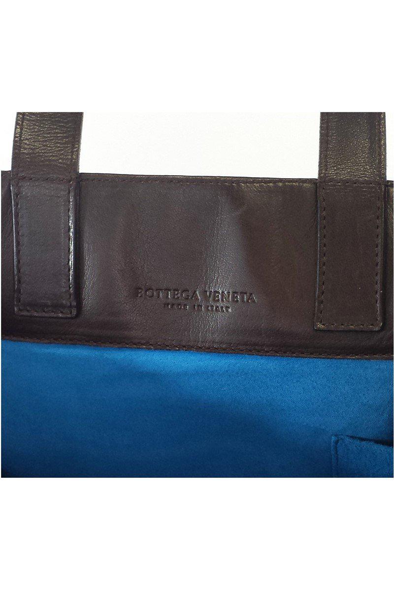 Bottega Veneta - Brown Woven Leather Tote Bag