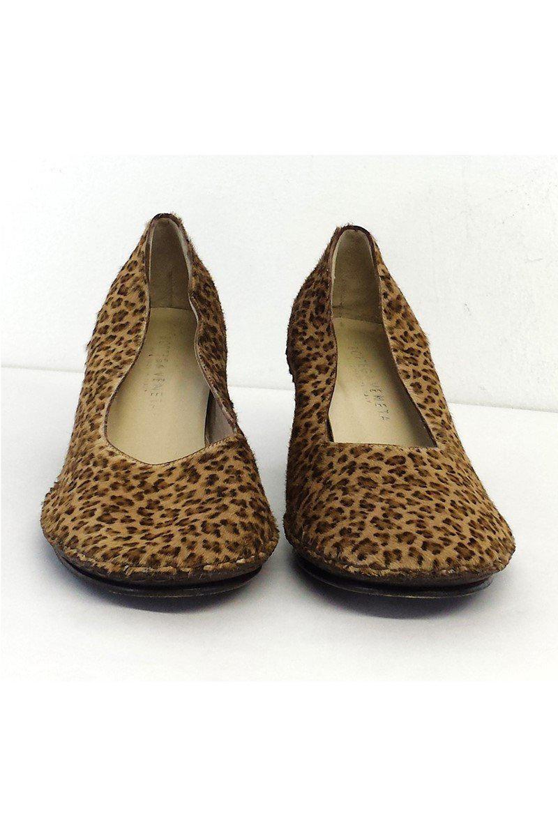 Bottega Veneta - Cheetah Print Pony Hair Pumps Sz 8.5