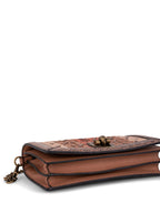 Bottega Veneta Intrecciato Club Stitch Knot Crossbody Bag Tan