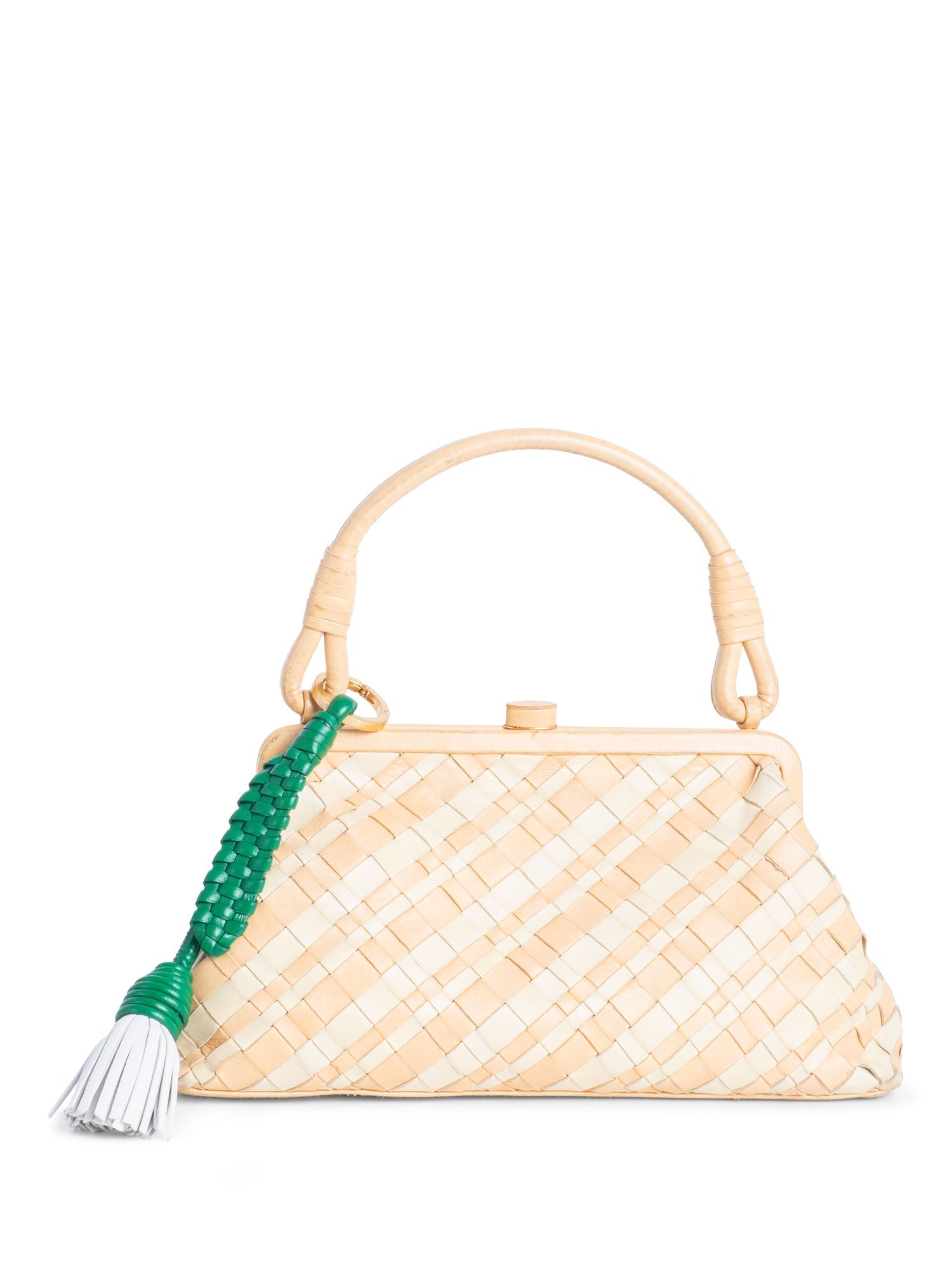 Bottega Veneta Intrecciato Leather Top Handle Bag
