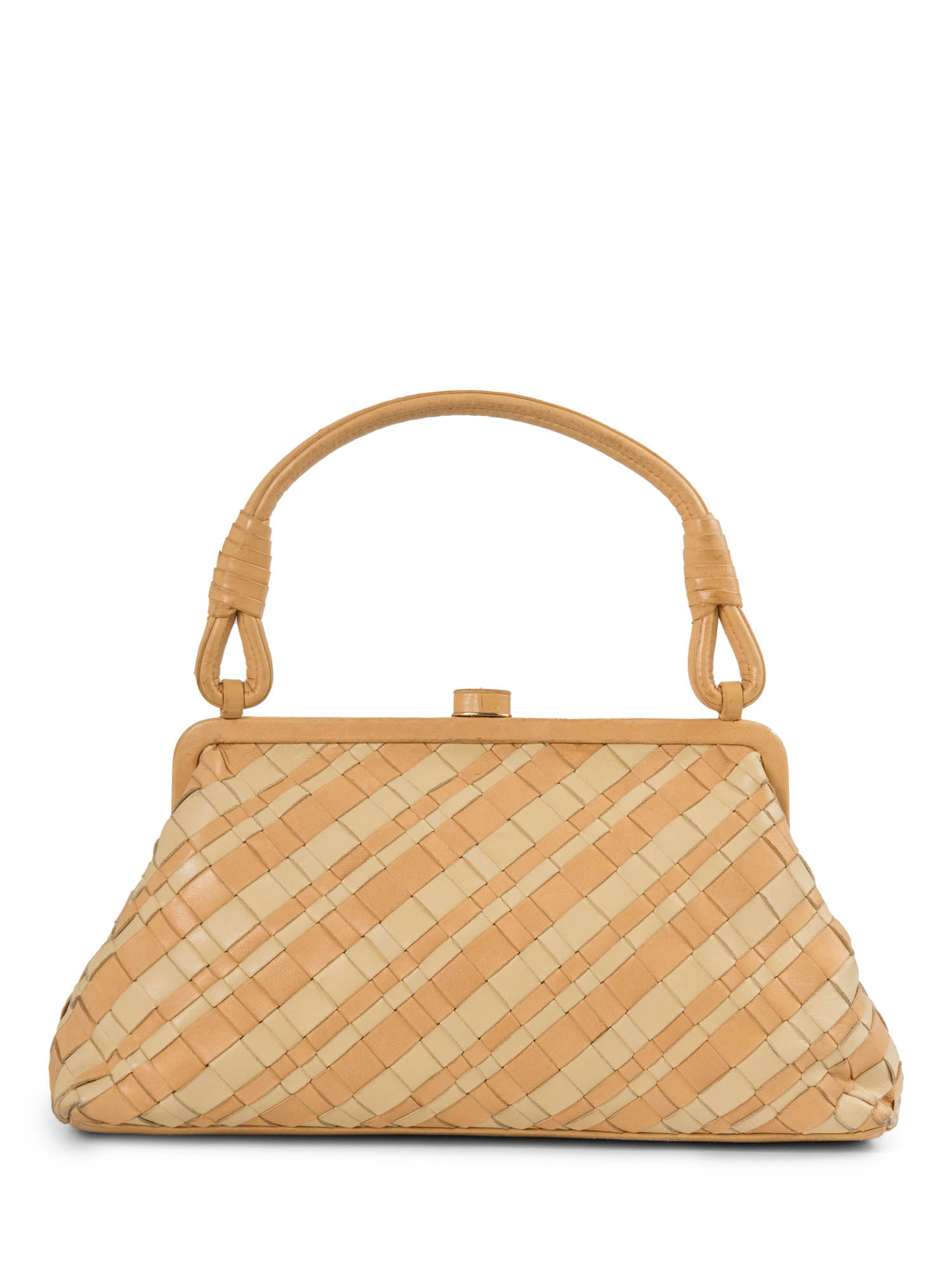 Bottega Veneta Intrecciato Leather Top Handle Bag