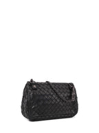 Bottega Veneta Leather Messenger Bag Black