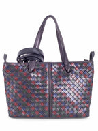 Bottega Veneta Nappa Intrecciato Tassel Messenger Bag Black