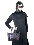 Bottega Veneta Nappa Intrecciato Tassel Messenger Bag Black