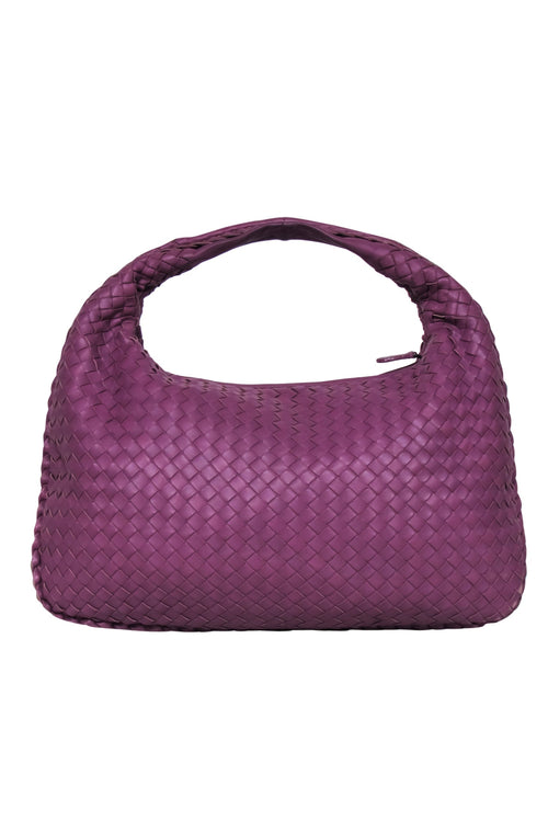 Bottega Veneta - Purple Woven Leather Hobo Bag