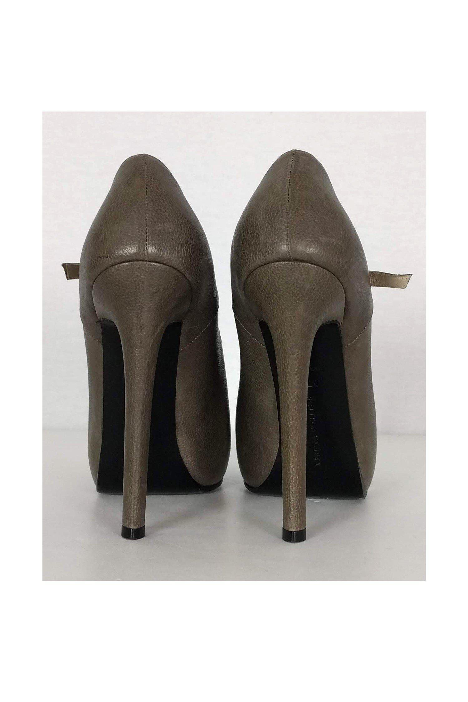 Bottega Veneta - Taupe Mary Jane Pumps Sz 7.5