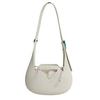BOTTEGA VENETA Small Punch Rubber bag in white rubber