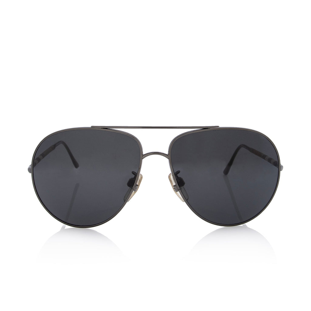 Burberry Aviator Check Sunglasses (SHF-22371)