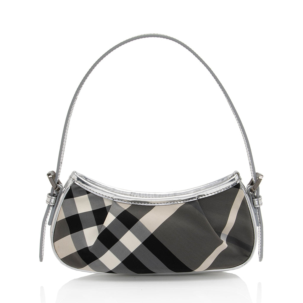 Burberry Beat Check Small Shoulder Bag (SHF-jOlsCX)