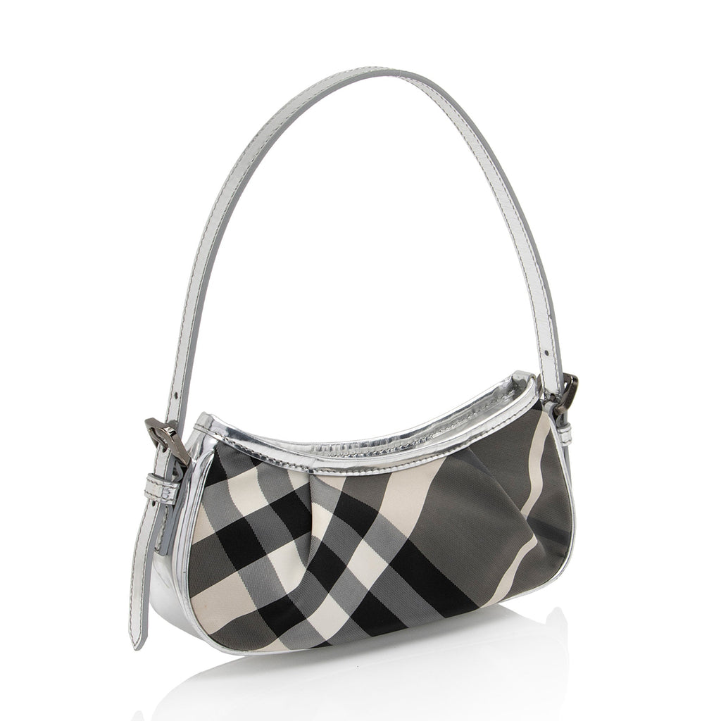 Burberry Beat Check Small Shoulder Bag (SHF-jOlsCX)