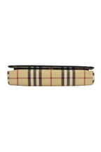 Burberry - Beige Signature Plaid Haymarket Baguette Shoulder Bag