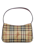 Burberry - Beige Signature Plaid Haymarket Mini Bag