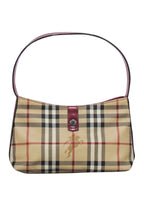 Burberry - Beige Signature Plaid Haymarket Mini Bag