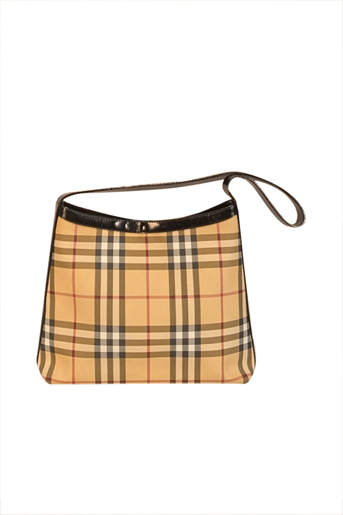 Burberry - Beige Signature Plaid Shoulder Bag