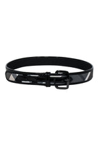 Burberry - Black & Grey Plaid Belt Sz 4