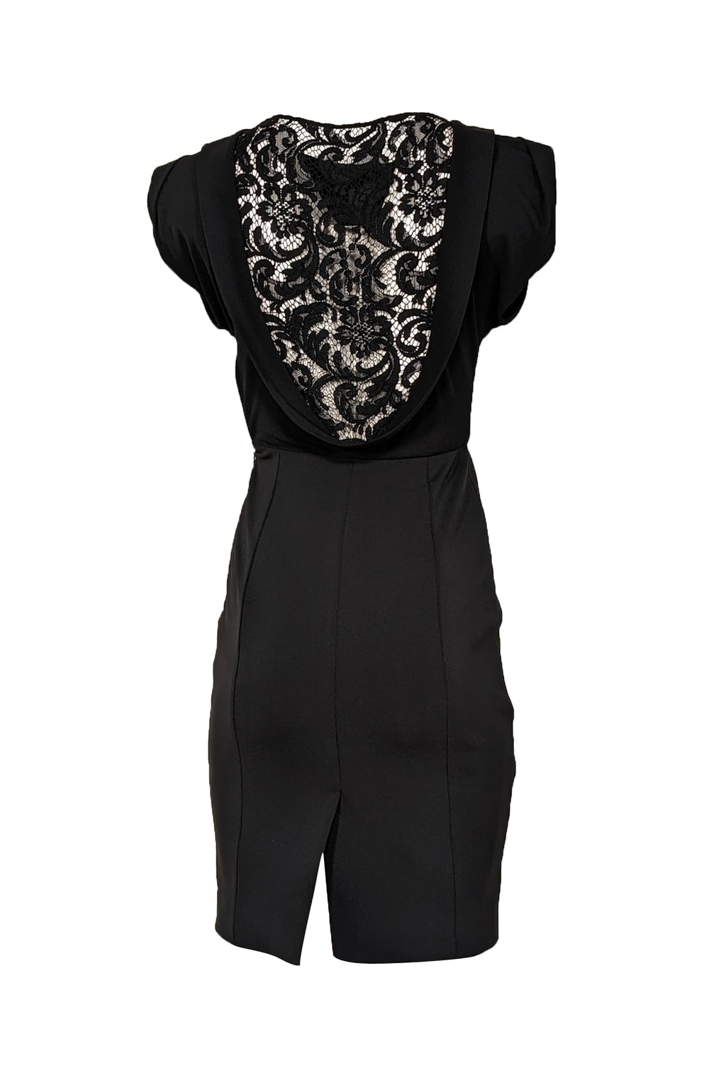 Burberry - Black Lace Back Cocktail Dress Sz 2