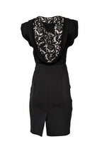 Burberry - Black Lace Back Cocktail Dress Sz 2