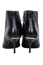 Burberry - Black Leather Stiletto Booties Sz 9
