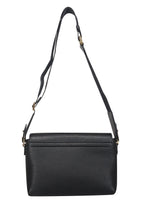 Burberry - Black Leather & Vintage Check Note Crossbody Bag