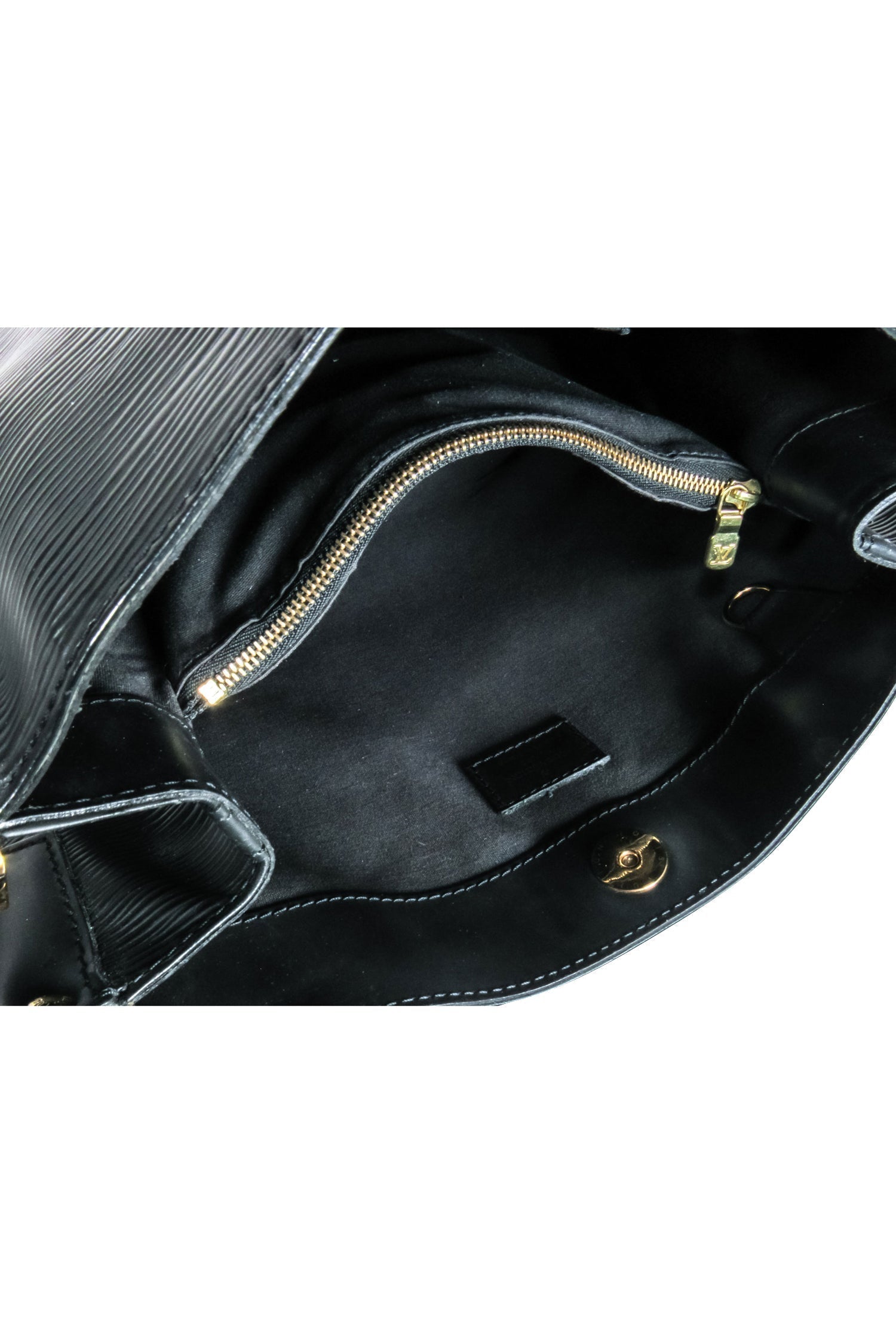 Burberry - Black Leather w/ Signature Plaid Sides Crossbody Bag