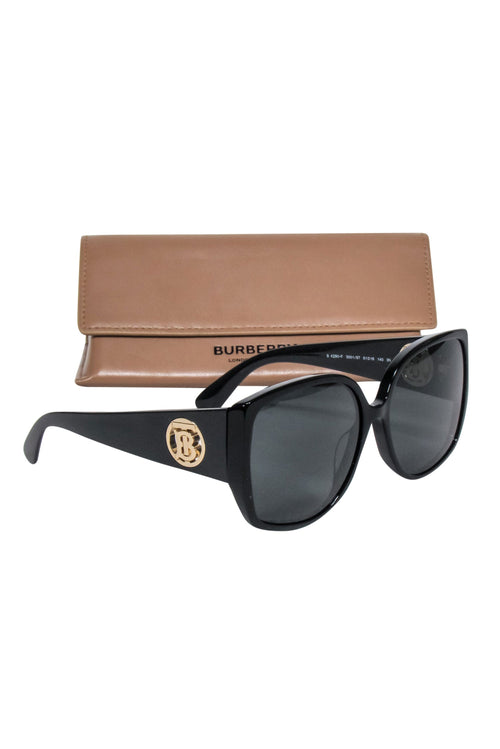 Burberry - Black Oversized Sunglasses